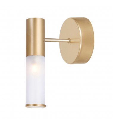  Pipes 1 Light Sconce With Sun Gold Finish (1221W7-1-625) - CWI