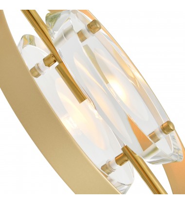  Iris 6 Light Pendant With Sun Gold Finish (1224P21-6-625) - CWI