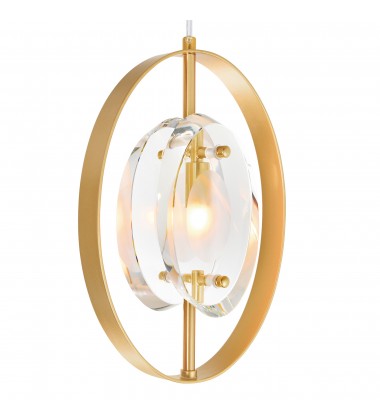  Iris 9 Light Pendant With Sun Gold Finish (1224P24-9-625) - CWI