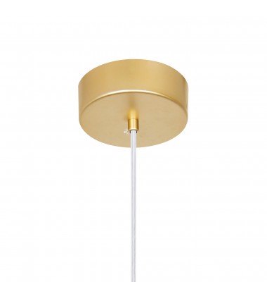  Iris 1 Light Mini Pendant With Sun Gold Finish (1224P8-1-625) - CWI