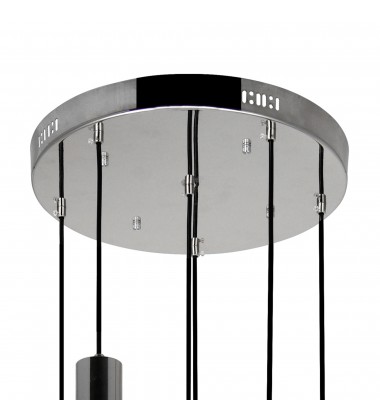 Chime LED Pendant With Polished Nickel Finish (1225P16-6-613) - CWI Chime LED Pendant With Polished Nickel Finish (1225P16-6-613) - CWI
