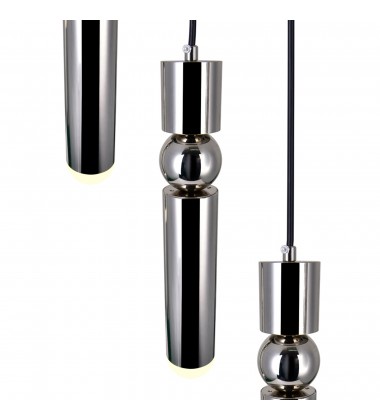 Chime LED Pendant With Polished Nickel Finish (1225P16-6-613) - CWI Chime LED Pendant With Polished Nickel Finish (1225P16-6-613) - CWI