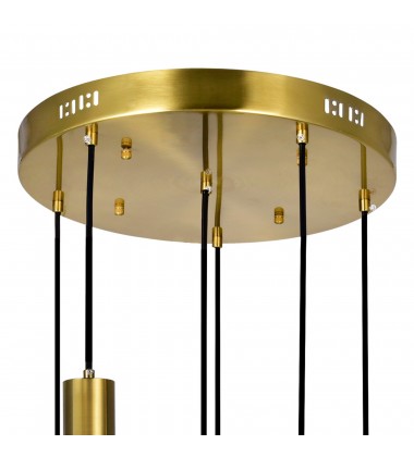  Chime LED Pendant With Brass Finish (1225P16-6-625) - CWI