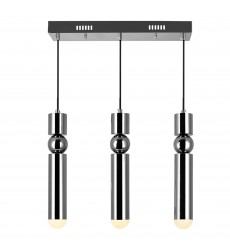  Chime LED Island/Pool Table Chandelier With Polished Nickel Finish (1225P20-3-613) - CWI