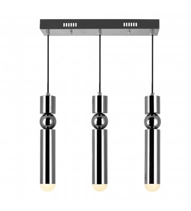  Chime LED Island/Pool Table Chandelier With Polished Nickel Finish (1225P20-3-613) - CWI