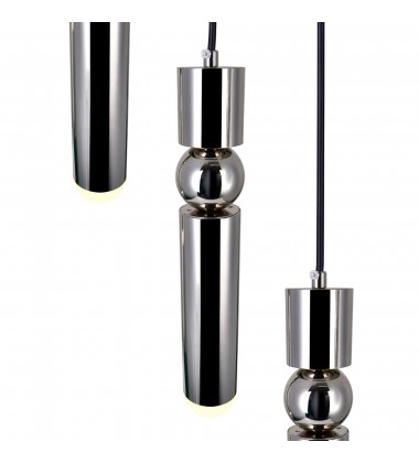  Chime LED Island/Pool Table Chandelier With Polished Nickel Finish (1225P20-3-613) - CWI
