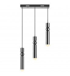  Chime LED Island/Pool Table Chandelier With Polished Nickel Finish (1225P20-3-613) - CWI