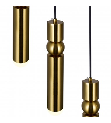  Chime LED Island/Pool Table Chandelier With Brass Finish (1225P20-3-625) - CWI