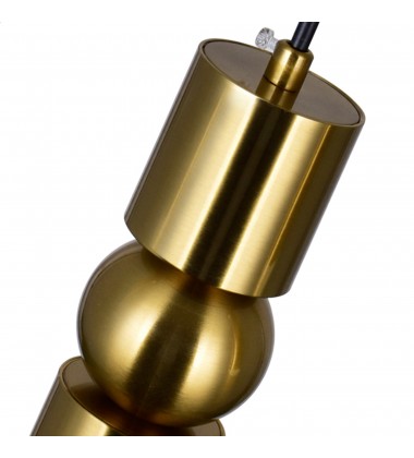  Chime LED Island/Pool Table Chandelier With Brass Finish (1225P20-3-625) - CWI