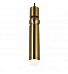 Chime LED Mini Pendant With Brass Finish (1225P5-1-625) - CWI