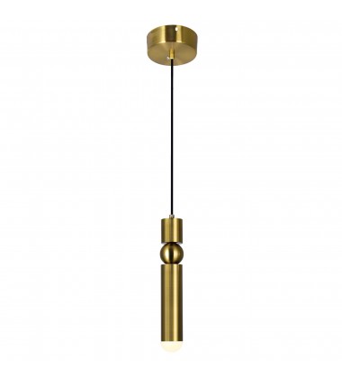  Chime LED Mini Pendant With Brass Finish (1225P5-1-625) - CWI