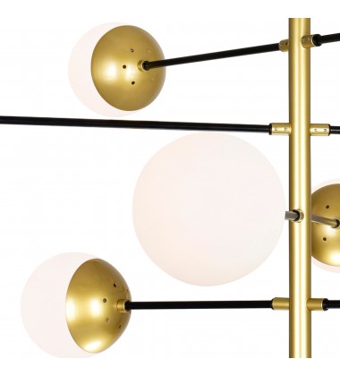  Compass 10 Light Chandelier With Medallion Gold Finish (1226P38-10-169) - CWI