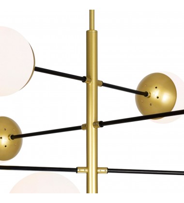  Compass 10 Light Chandelier With Medallion Gold Finish (1226P38-10-169) - CWI