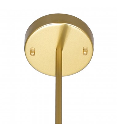  Hand Crank 12 Light Chandelier With Medallion Gold Finish (1227P34-12-169) - CWI