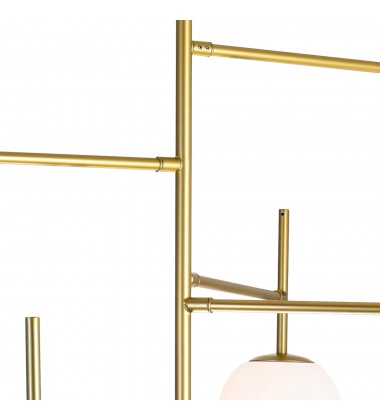  Tourch 7 Light Chandelier With Medallion Gold Finish (1228P36-7-169) - CWI