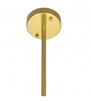  Tourch 7 Light Chandelier With Medallion Gold Finish (1228P36-7-169) - CWI