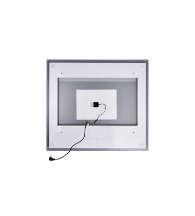 Abril Rectangle Matte White LED 40 in. Mirror From our Abril Collection (1232W40-36-A) - CWI Abril Rectangle Matte White LED 40 in. Mirror From our Abril Collection (1232W40-36-A) - CWI