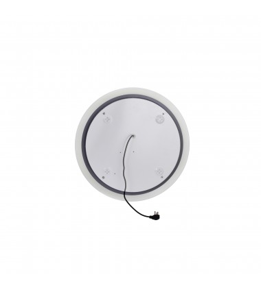  Armanno Round Matte White LED 24 in. Mirror From our Armanno Collection (1235W24) - CWI