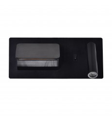  Private I LED Sconce With Matte Black Finish (1237W12-101) - CWI