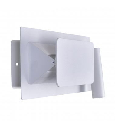 Private I LED Sconce With Matte White Finish (1237W12-103) - CWI