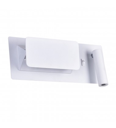  Private I LED Sconce With Matte White Finish (1237W12-103) - CWI