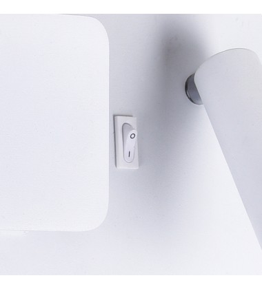  Private I LED Sconce With Matte White Finish (1237W12-103) - CWI