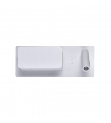  Private I LED Sconce With Matte White Finish (1237W12-103) - CWI