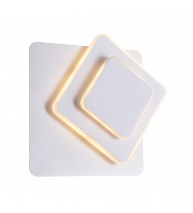  Private I LED Sconce With Matte White Finish (1238W9-103) - CWI