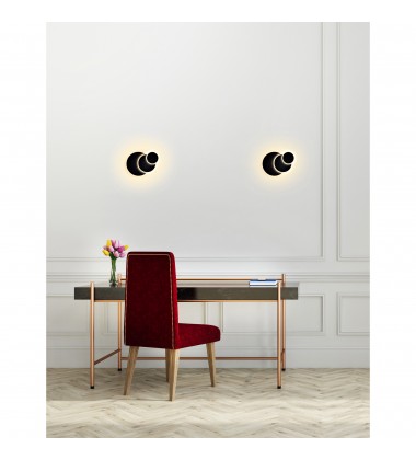  Private I LED Sconce With Matte Black Finish (1239W9-101) - CWI