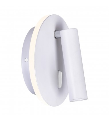  Private I LED Sconce With Matte White Finish (1241W6-103) - CWI