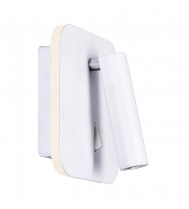  Private I LED Sconce With Matte White Finish (1242W6-103) - CWI