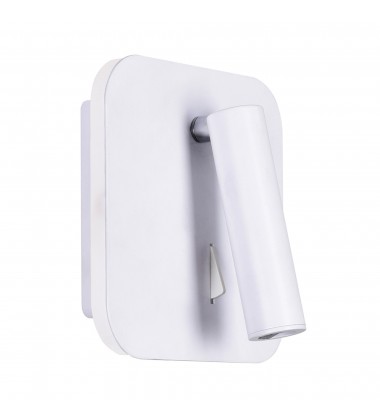  Private I LED Sconce With Matte White Finish (1242W6-103) - CWI