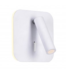 Private I LED Sconce With Matte White Finish (1242W6-103) - CWI