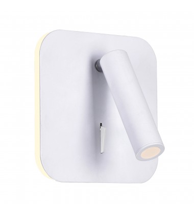  Private I LED Sconce With Matte White Finish (1242W6-103) - CWI