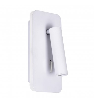 Private I LED Sconce With Matte White Finish (1243W6-103) - CWI