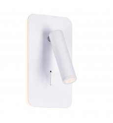  Private I LED Sconce With Matte White Finish (1243W6-103) - CWI