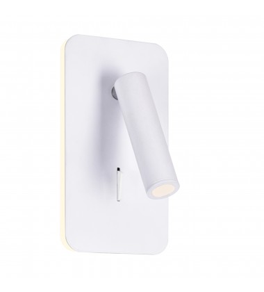  Private I LED Sconce With Matte White Finish (1243W6-103) - CWI