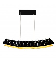  Gondola LED Chandelier With Black Finish (1244P40-101) - CWI