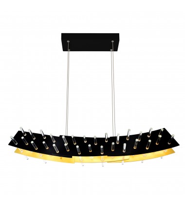 Gondola LED Chandelier With Black Finish (1244P40-101) - CWI Gondola LED Chandelier With Black Finish (1244P40-101) - CWI
