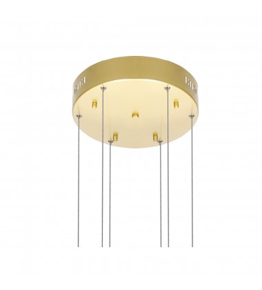 Millipede 32 in LED Satin Gold Chandelier (1245P32-602) - CWI  Millipede 32 in LED Satin Gold Chandelier (1245P32-602) - CWI