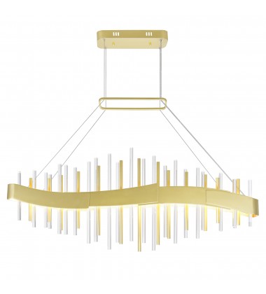 Millipede 40 in LED Satin Gold Chandelier (1245P40-602) - CWI  Millipede 40 in LED Satin Gold Chandelier (1245P40-602) - CWI