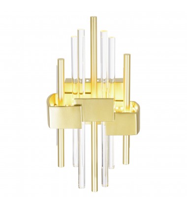 Millipede 7 in LED Satin Gold Wall Sconce (1245W7-1-602) - CWI  Millipede 7 in LED Satin Gold Wall Sconce (1245W7-1-602) - CWI