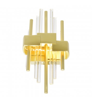 Millipede 7 in LED Satin Gold Wall Sconce (1245W7-1-602) - CWI  Millipede 7 in LED Satin Gold Wall Sconce (1245W7-1-602) - CWI
