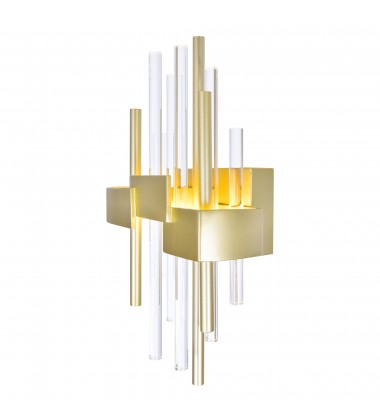 Millipede 7 in LED Satin Gold Wall Sconce (1245W7-1-602) - CWI  Millipede 7 in LED Satin Gold Wall Sconce (1245W7-1-602) - CWI