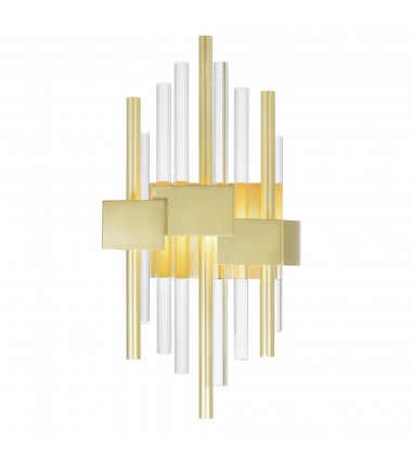 Millipede 7 in LED Satin Gold Wall Sconce (1245W7-1-602) - CWI  Millipede 7 in LED Satin Gold Wall Sconce (1245W7-1-602) - CWI