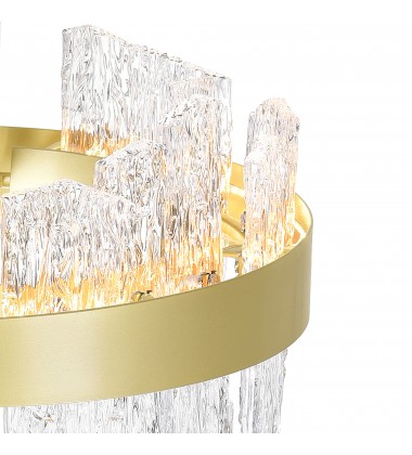 Guadiana 32 in LED Satin Gold Chandelier (1246P32-602) - CWI Guadiana 32 in LED Satin Gold Chandelier (1246P32-602) - CWI