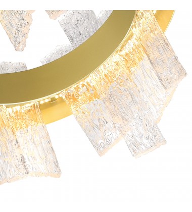Guadiana 32 in LED Satin Gold Chandelier (1246P32-602) - CWI Guadiana 32 in LED Satin Gold Chandelier (1246P32-602) - CWI