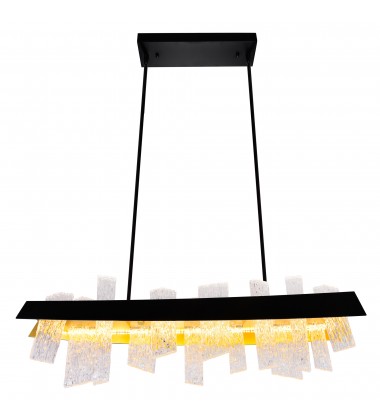 Guadiana 39 in LED Black Chandelier (1246P39-101) - CWI Guadiana 39 in LED Black Chandelier (1246P39-101) - CWI
