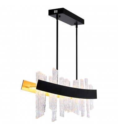 Guadiana 39 in LED Black Chandelier (1246P39-101) - CWI Guadiana 39 in LED Black Chandelier (1246P39-101) - CWI
