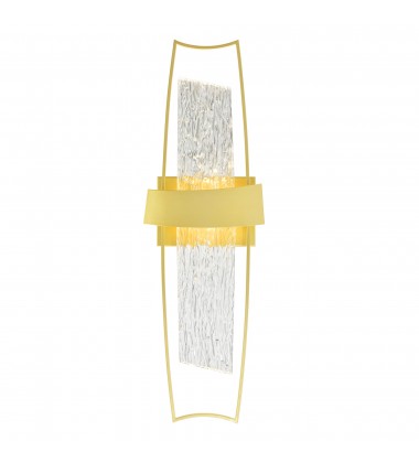  Guadiana Integrated LED Satin Gold Wall Light (1246W8-602) - CWI
